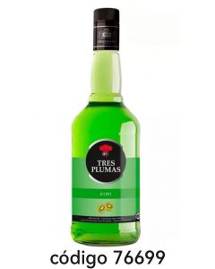 TRES PLUMAS KIWI  6X700ML  