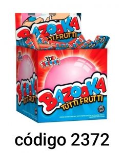 BAZOOKA CHICLE TUTTI-FRUTTI  1X80U