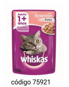.SOBRECITO WHISKAS GATOS*Nª1481 SALMON  12X85G