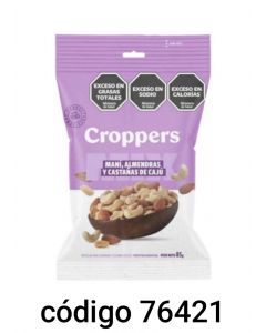 CROPPERS,COD-4481 ALMENDRA Y CASTAÑAS  10X85G