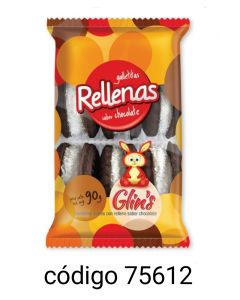 GLINS RELLENAS.CHOCOLATE  20X90G