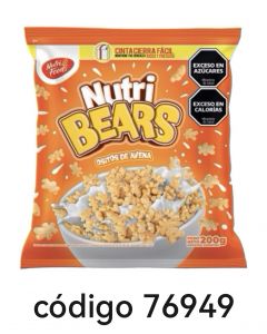 *NUTRI BEARS Nº417 OSITOS DE AVENA  20X200G
