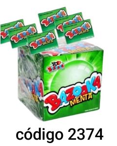 BAZOOKA CHICLE MENTA  1X80U