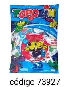 TOPOLIN CHUPETIN FRUTAL  1X50U