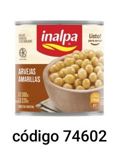 INALPA ARVEJAS AMARILLAS  24X300G