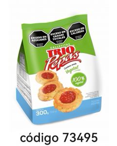 TRIO PEPAS VEGETAL  12X300G