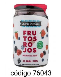 CRECIENTE MERMENADA C/AZUCAR FRUTOS  6X400G