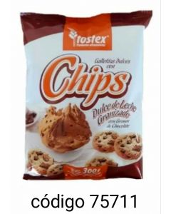 TOSTEX GALLE CHIP DD-LECHE  10X300G