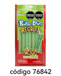 BULL DOG REGALIZ.SANDIA  24X75G 