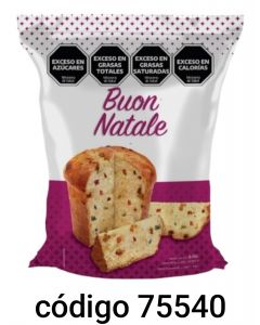 PAN DULCE.BUON NATALE C/FRUTA  12X400G