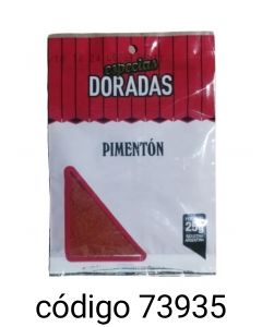 DORADAS ESPECIAS PIMIENTON  20X25G
