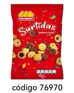 GOLD MUNDO DULCES SURTIDAS  15X400G