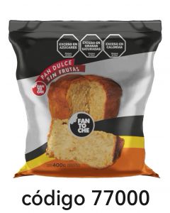 PAN DULCE FANTOCHE SIN FRUTA  8X400G