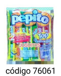 JUGUITOS,PEPITO PARA CONGELAR-60ML  4X24U