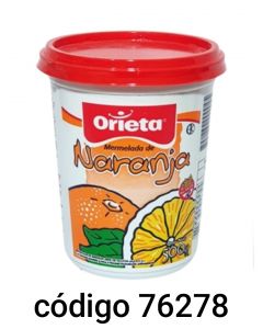 ORIETA POTE MERMELADA NARANJA  12X500G 
