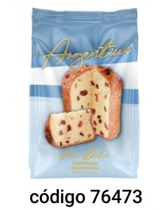 PAN DULCE.ARGENTIUS CON FRUTAS  6X400G