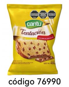 PAN DULCE.CANTU CHIPS  8X400G
