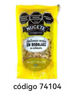 NUCETE ACEITUNA,VERD Nº2154 RODAJA  8X300G