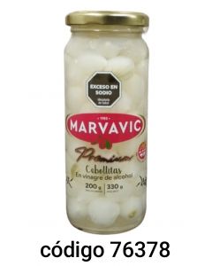 MARVAVIC.FRASCO CEBOLLITA  6X330G