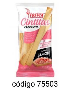 TOSTEX CINTITAS JAMON  13X125G