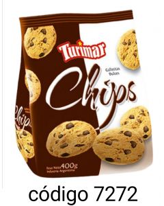 TURIMAR CHIPS CHOCOLATE  16X400G