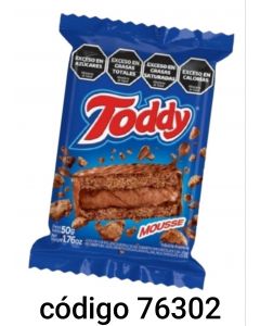 ALFAJOR TODDY MOUSSE  24X50G