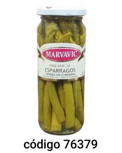 MARVAVIC.FRASCO ESPARRAGOS  6X330G 
