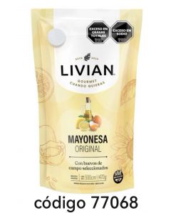 LIVIAN MAYONESA ORIGINAL  15X500ML