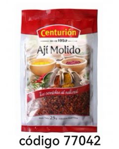 CENTURION ESPECIAS.AJI MOLIDO  50X25G