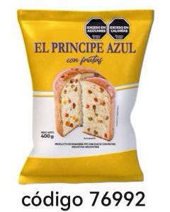 PAN DULCE.PRINCIPE AZUL CON FRUTA  8X400G