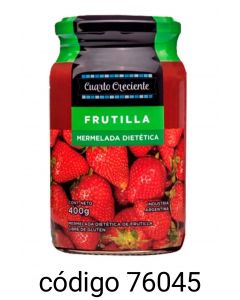 CRECIENTE MERMENADA DIETETICA FRUTILLA  6X400G 