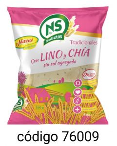 NS MARINERA Nº11 LINO Y CHIA SIN SAL  16X300G