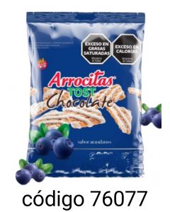 ARROCITAS TOST CHOCOLATE y ARANDANOS  12X70G