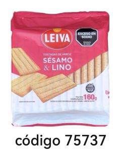 LEIVA TOS,ARROZ LINO  12X160G