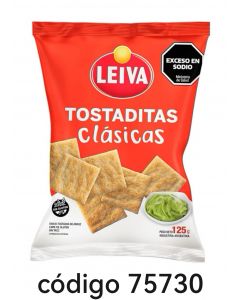 LEIVA ARROZ TOSTALITAS  16X125G