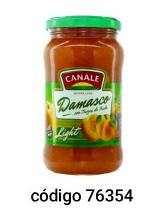 CANALE MERMELADA.LIGHT DAMASCO  12X390G