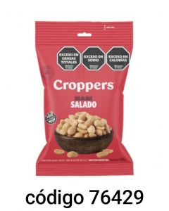CROPPERS·COD-4412 MANI SALADO  10X105G