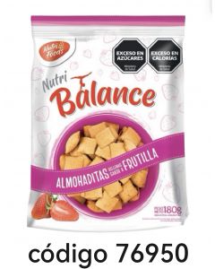 *NUTRI BALANCE Nº444 ALMOHADITAS FRUTILLA  20X180G