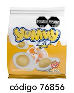 *GOMA YUMMY HUEVOS-FRITOS  1X500G 