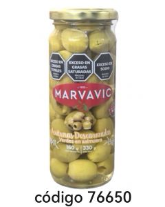 MARVAVIC.FRASCO ACEITUNA VE.DESCAROZO  6X330G