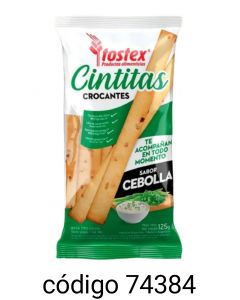 TOSTEX CINTITAS CEBOLLA  13X125G