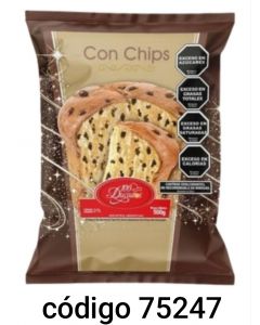 PAN DULCE 100 DUCADOS CHIPS  6X500G