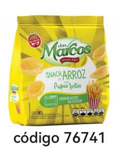 MARCOS.SNACK Nº8055 PAPAS FRITAS  18X80G 