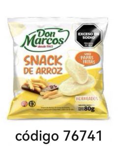 MARCOS.SNACK Nº8055 PAPAS FRITAS  18X80G 