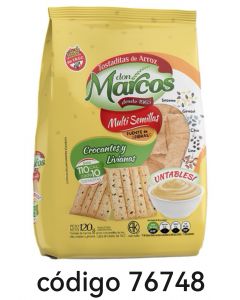 MARCOS TOSTADITAS ARROZ MULTISEMILLAS  12X120G