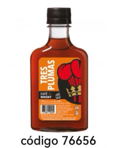 .PETACA TRES PLUMAS CAFE AL WHISKY  12X200ML 