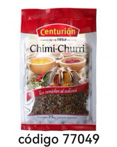 CENTURION ESPECIAS.CHIMICHURRI  50X25G