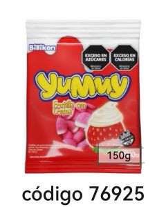 YUMMY GOMITA FRUTILLA CREMA  24X150G