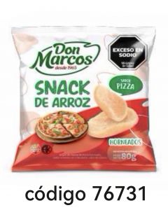 MARCOS.SNACK Nº8063 PIZZA  18X80G
