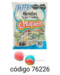 PLIN CHUPETIN BOLON AZUCARADOS  1X30U